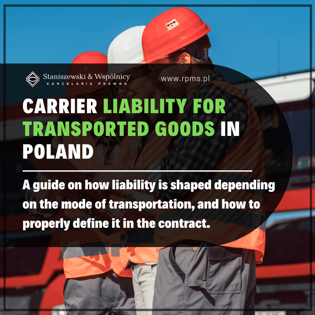 Carrier Liability for Transported Goods in Poland