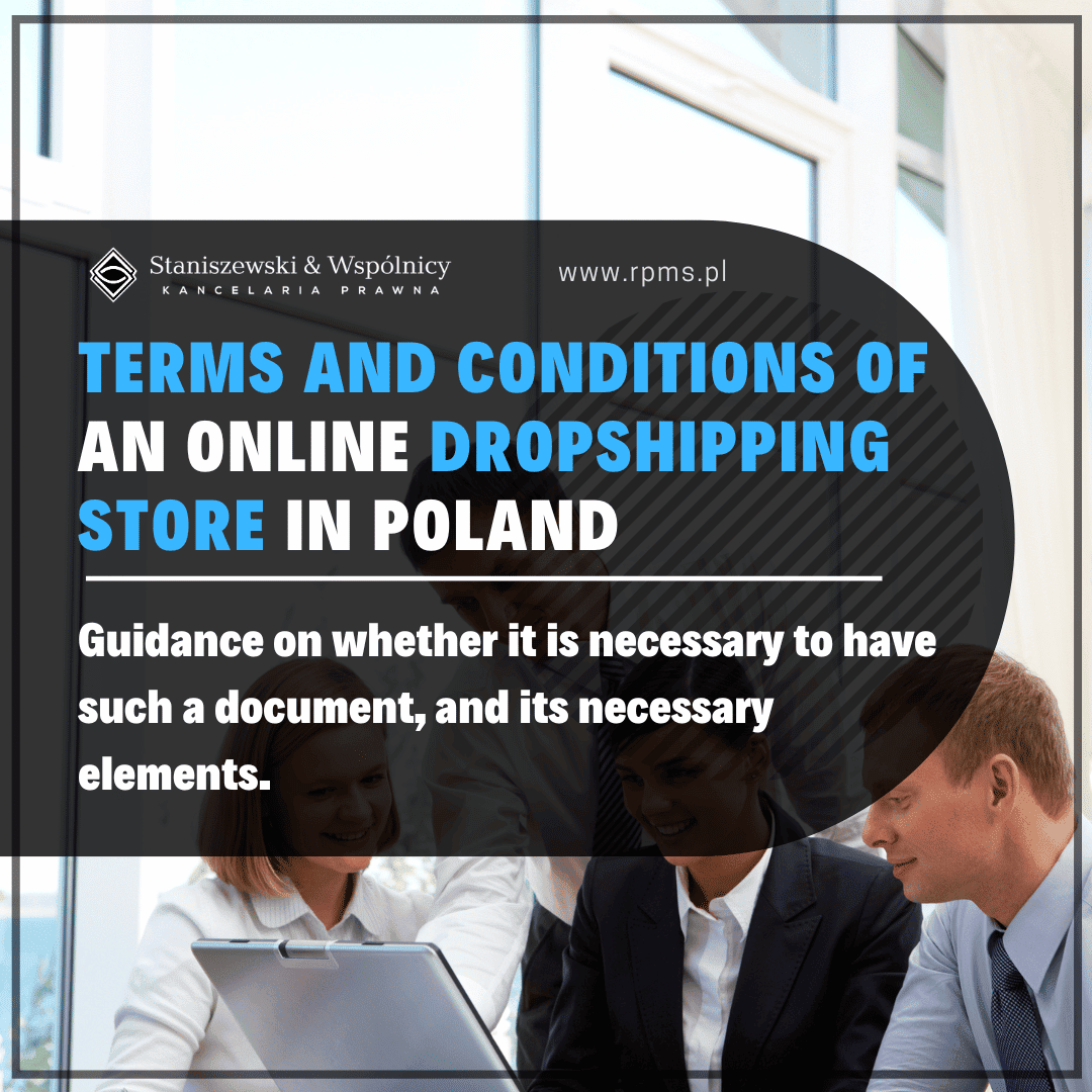 Terms and Conditions of an Online Dropshipping Store in Poland